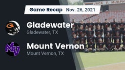 Recap: Gladewater  vs. Mount Vernon  2021