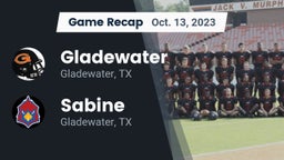 Recap: Gladewater  vs. Sabine  2023