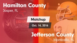 Matchup: Hamilton County vs. Jefferson County  2016