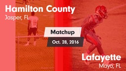 Matchup: Hamilton County vs. Lafayette  2016