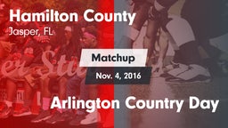 Matchup: Hamilton County vs. Arlington Country Day  2016