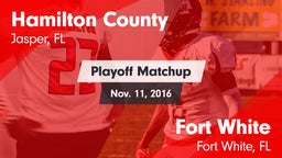 Matchup: Hamilton County vs. Fort White  2016