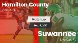 Matchup: Hamilton County vs. Suwannee  2017