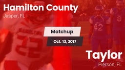 Matchup: Hamilton County vs. Taylor  2017
