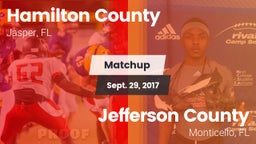 Matchup: Hamilton County vs. Jefferson County  2017