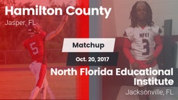 Matchup: Hamilton County vs. North Florida Educational Institute  2017