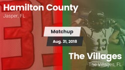 Matchup: Hamilton County vs. The Villages  2018