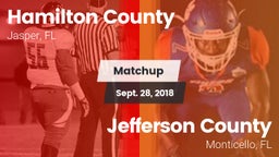 Matchup: Hamilton County vs. Jefferson County  2018