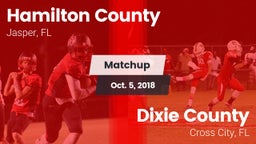 Matchup: Hamilton County vs. Dixie County  2018