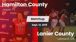 Matchup: Hamilton County vs. Lanier County  2019