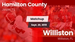 Matchup: Hamilton County vs. Williston  2019