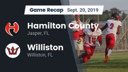Recap: Hamilton County  vs. Williston  2019