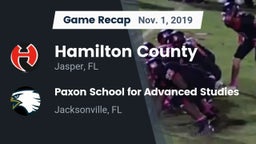 Recap: Hamilton County  vs. Paxon School for Advanced Studies 2019