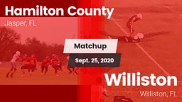Matchup: Hamilton County vs. Williston  2020