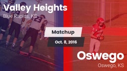 Matchup: Valley Heights High vs. Oswego  2016