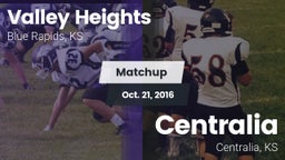 Matchup: Valley Heights High vs. Centralia  2016