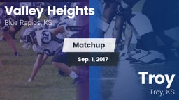 Matchup: Valley Heights High vs. Troy  2017