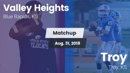 Matchup: Valley Heights High vs. Troy  2018