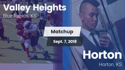 Matchup: Valley Heights High vs. Horton  2018