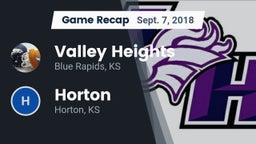 Recap: Valley Heights  vs. Horton  2018