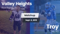 Matchup: Valley Heights High vs. Troy  2019