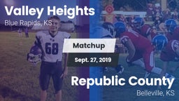Matchup: Valley Heights High vs. Republic County  2019
