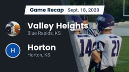 Recap: Valley Heights  vs. Horton  2020