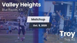 Matchup: Valley Heights High vs. Troy  2020