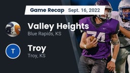 Recap: Valley Heights  vs. Troy  2022