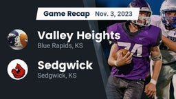 Recap: Valley Heights  vs. Sedgwick  2023