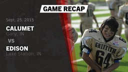 Recap: Calumet  vs. Edison  2015