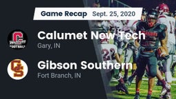 Recap: Calumet New Tech  vs. Gibson Southern  2020