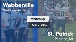 Matchup: Webberville vs. St. Patrick  2016