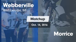 Matchup: Webberville vs. Morrice 2016