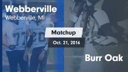 Matchup: Webberville vs. Burr Oak 2016