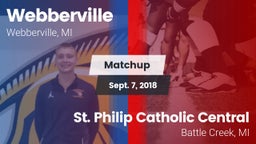 Matchup: Webberville vs. St. Philip Catholic Central  2018