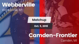 Matchup: Webberville vs. Camden-Frontier  2018