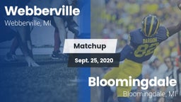 Matchup: Webberville vs. Bloomingdale  2020