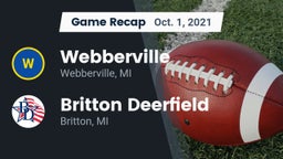 Recap: Webberville  vs. Britton Deerfield 2021