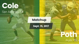 Matchup: Cole vs. Poth  2017