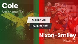 Matchup: Cole vs. Nixon-Smiley  2017