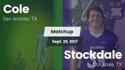 Matchup: Cole vs. Stockdale  2017