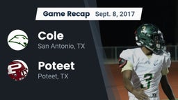 Recap: Cole  vs. Poteet  2017
