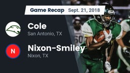 Recap: Cole  vs. Nixon-Smiley  2018