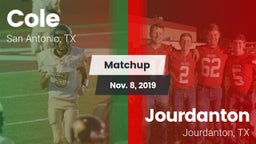 Matchup: Cole vs. Jourdanton  2019