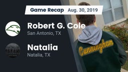 Recap: Robert G. Cole  vs. Natalia  2019