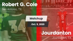 Matchup: Cole vs. Jourdanton  2020