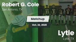 Matchup: Cole vs. Lytle  2020