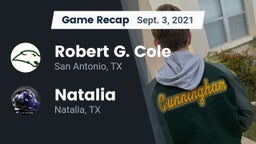 Recap: Robert G. Cole  vs. Natalia  2021