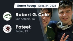Recap: Robert G. Cole  vs. Poteet  2021
